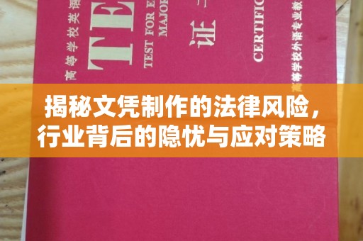 莒南揭秘文凭制作的法律风险，行业背后的隐忧与应对策略